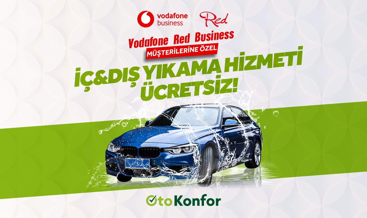 vodafone iç dış yıkama hizmeti ücretsiz